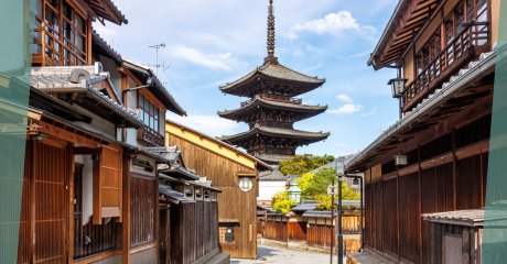 Scenic view of Kyoto, a GroundCrew destination