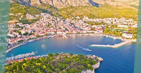 Scenic view of Makarska, a GroundCrew destination